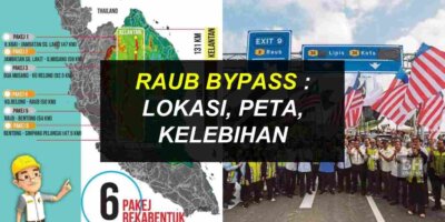 Raub ByPass : Lokasi & Peta Jajaran Lingkaran Tengah Utama