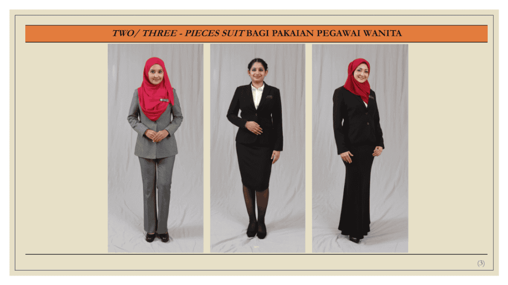 panduan pakaian formal wanita