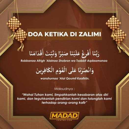 doa ketika dizalimi