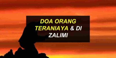 Doa Orang Teraniaya