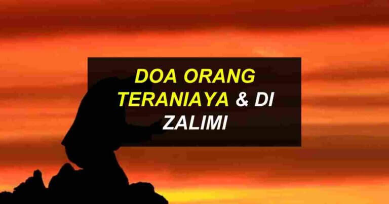 doa orang teraniaya